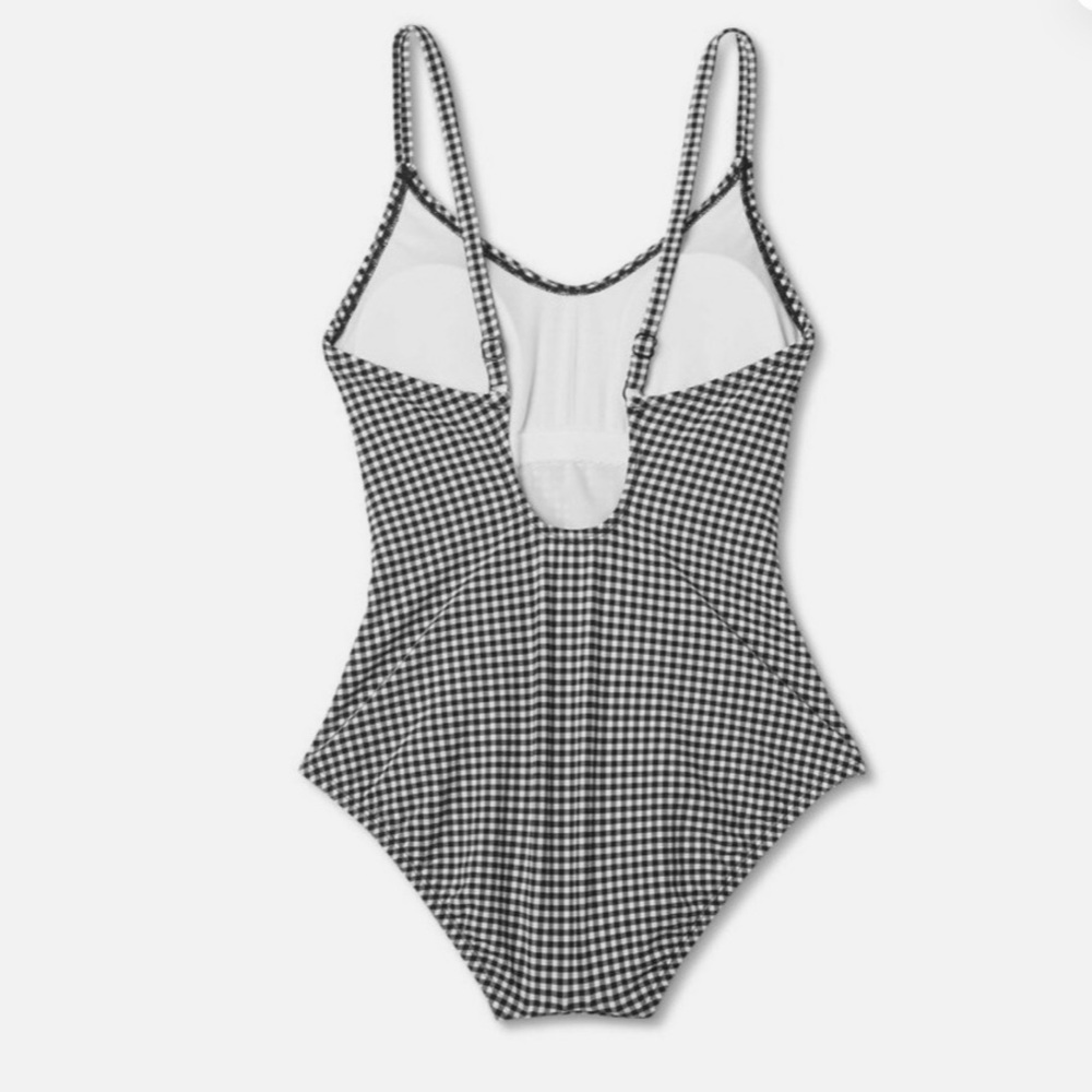 Gingham One Piece Swimsuit - Picture 4 of 4